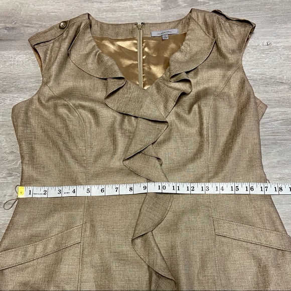 *SOLD* Classiques Entier Ruffle Front Belted Dress - Picture 11 of 14